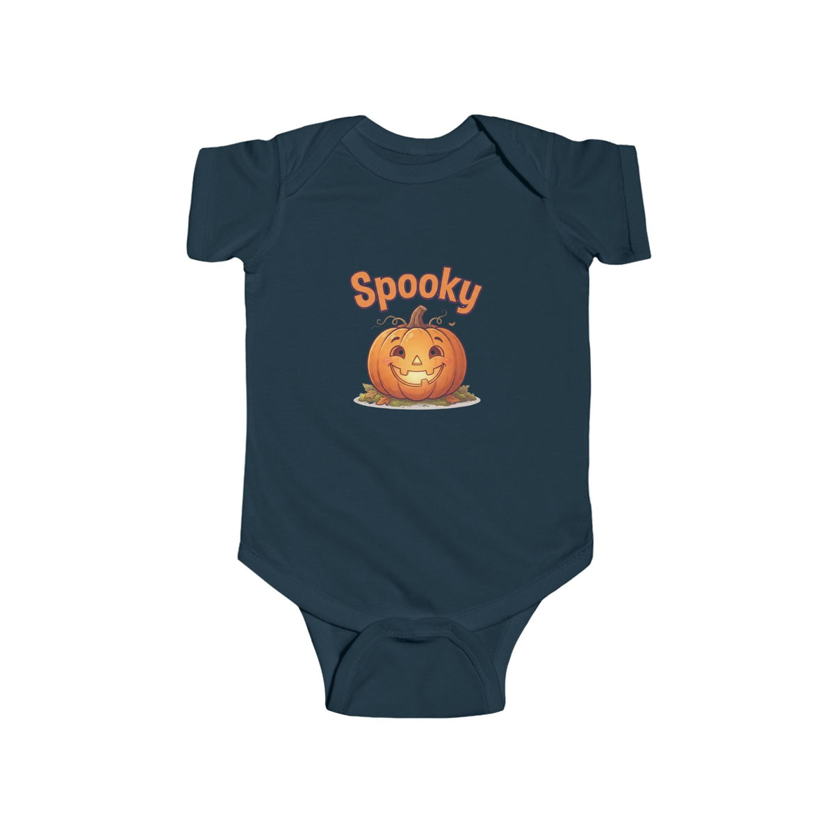 Jack-O-Lantern Baby Bodysuit | Bubble Letter Halloween Infant Onesie