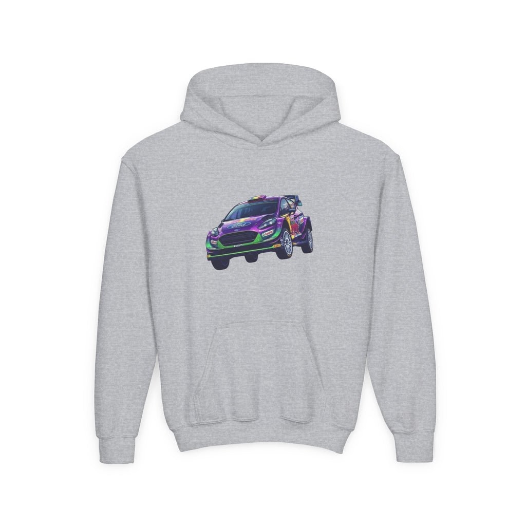 Airborne Stage Hoodie, Dirt Racing Kids Sweatshirt, Youth Apex Jump Graphic Pullover
