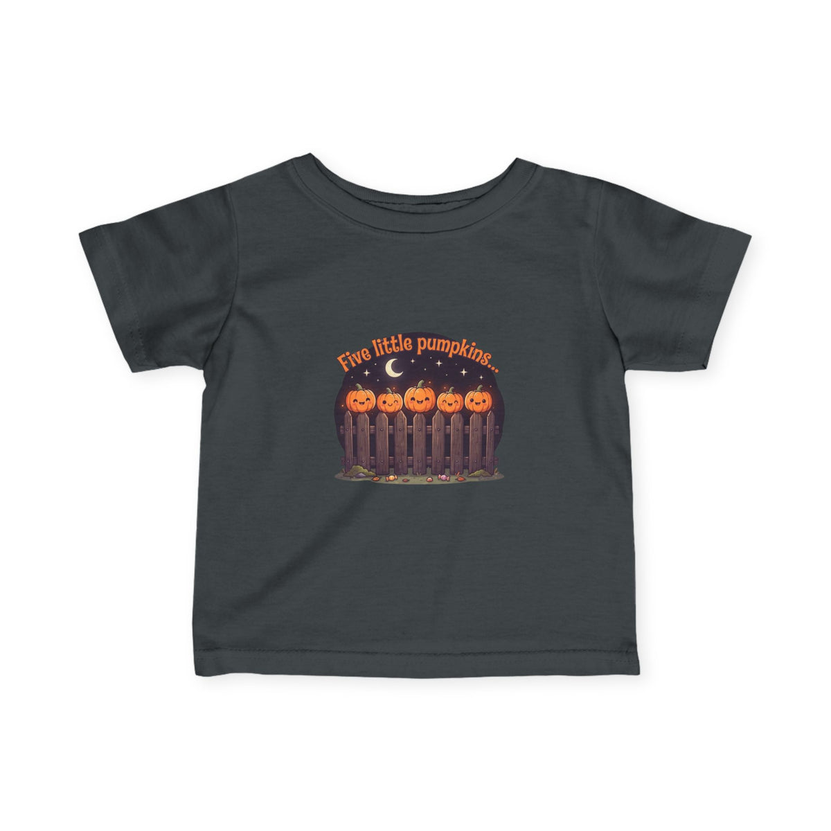 Five Little Pumpkins Infant Tee | Picket Fence Storybook Halloween Baby Shirt