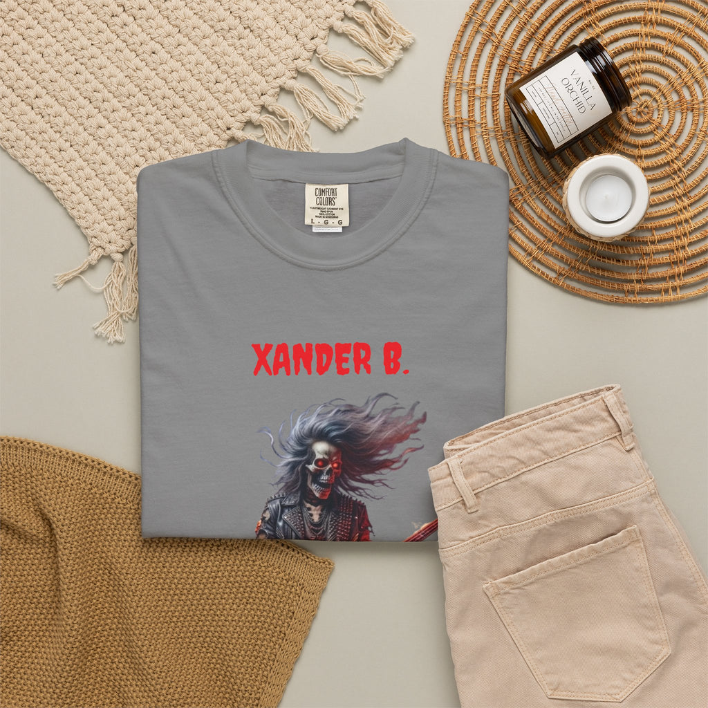 Infernal Rite "XANDER B" Heavyweight Streetwear Metal Bass Guitarist Tee