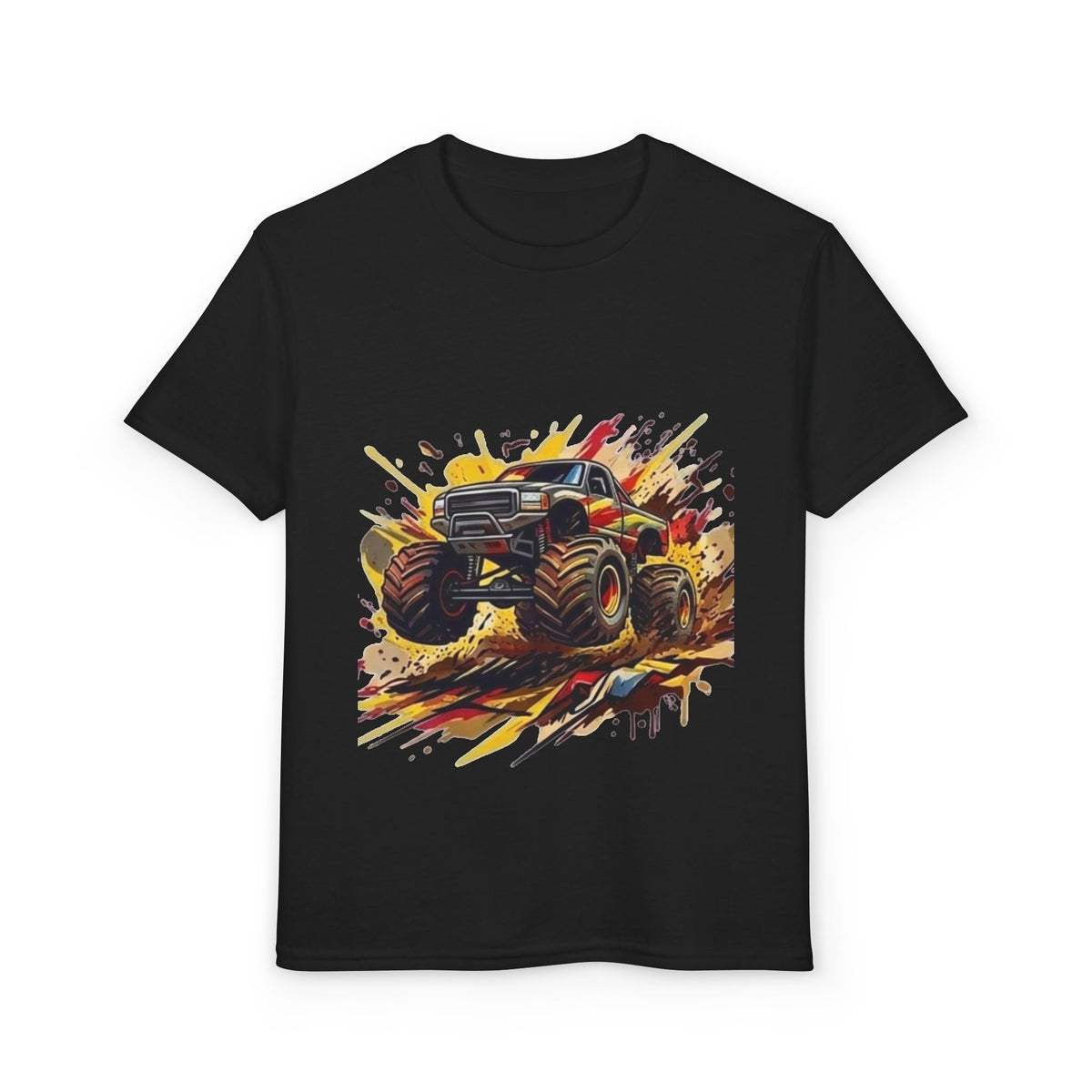 Monster Truck Youth Shirt, Kids Graphic Tee, Monster Truck Birthday Gift, Cool Truck T-Shirt for Boys and Girls