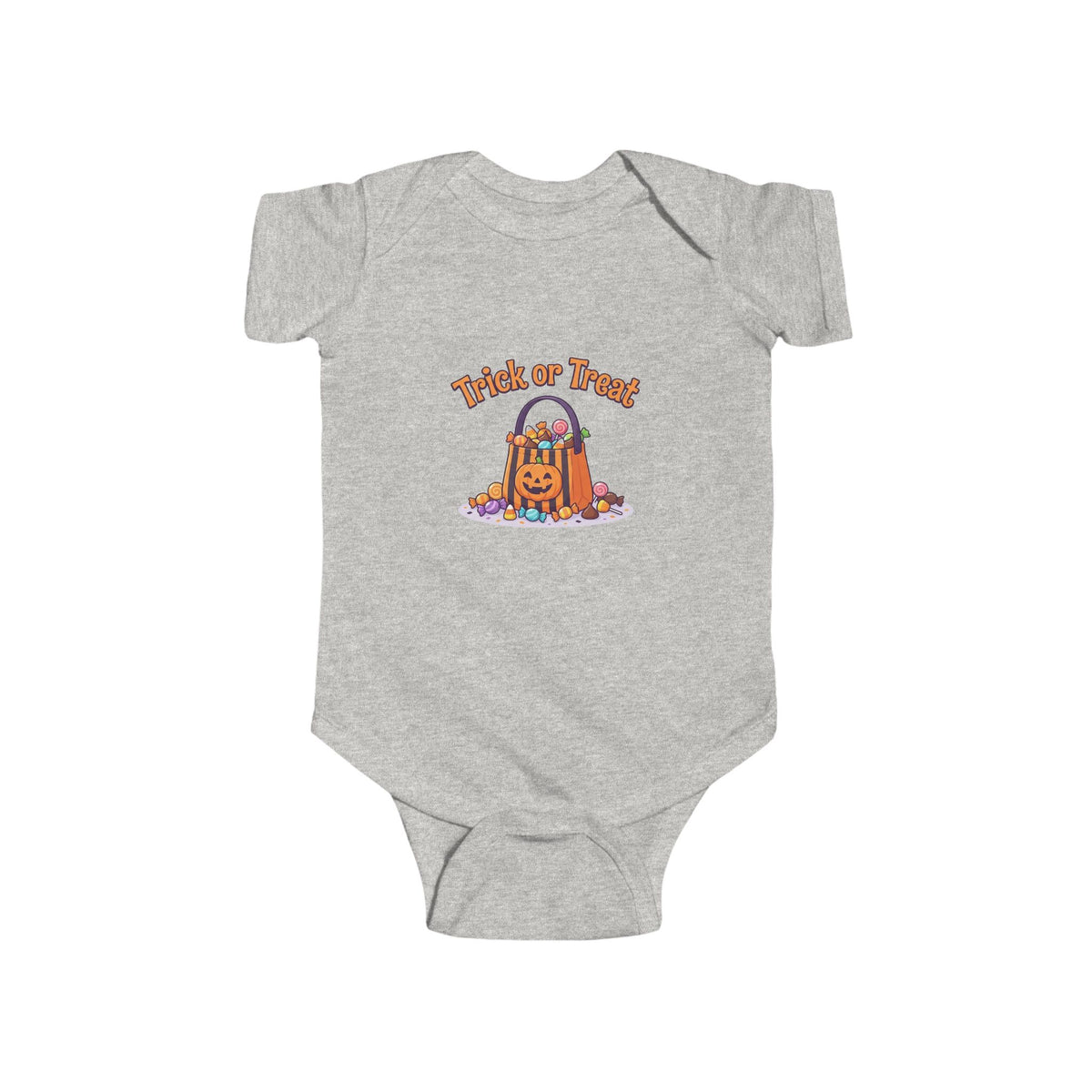 Trick-or-Treat Baby Bodysuit | Candy Bucket Halloween Infant Onesie
