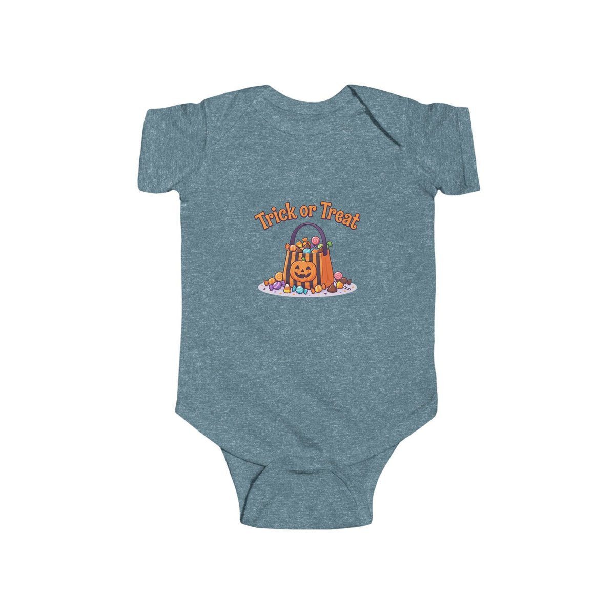 Trick-or-Treat Baby Bodysuit | Candy Bucket Halloween Infant Onesie
