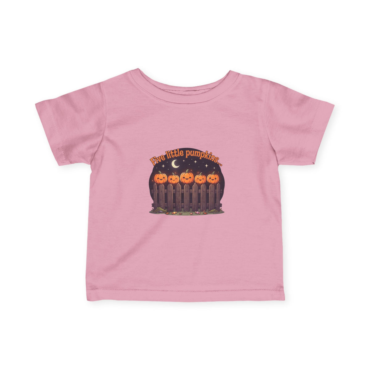 Five Little Pumpkins Infant Tee | Picket Fence Storybook Halloween Baby Shirt