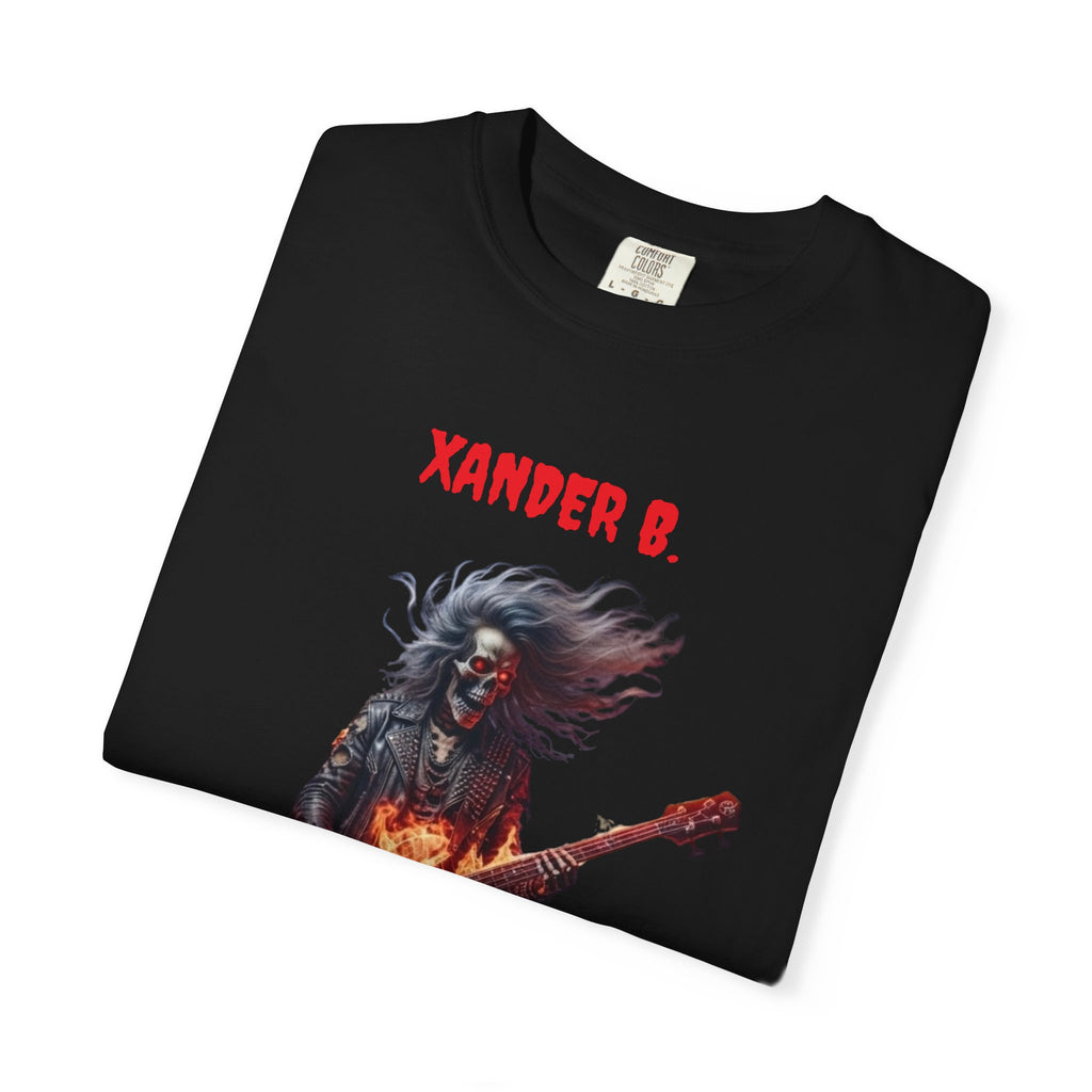 Infernal Rite "XANDER B" Heavyweight Streetwear Metal Bass Guitarist Tee