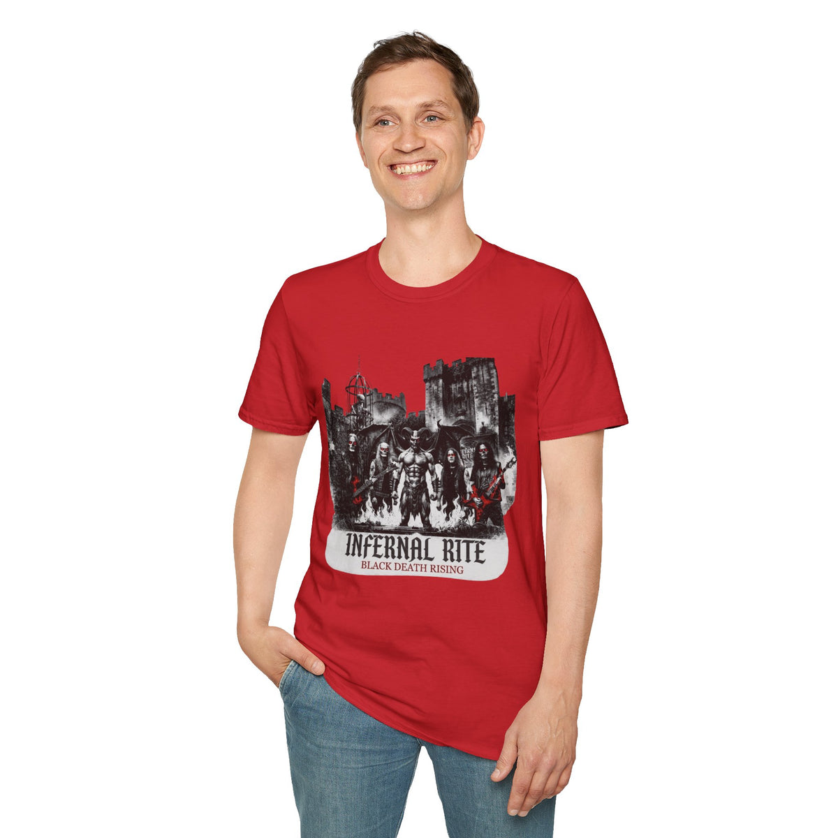 Infernal Rite "Black Death Rising" 2-Sided Premium Graphic Tee