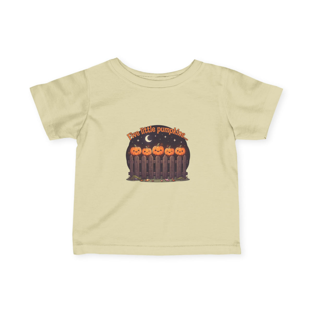 Five Little Pumpkins Infant Tee | Picket Fence Storybook Halloween Baby Shirt