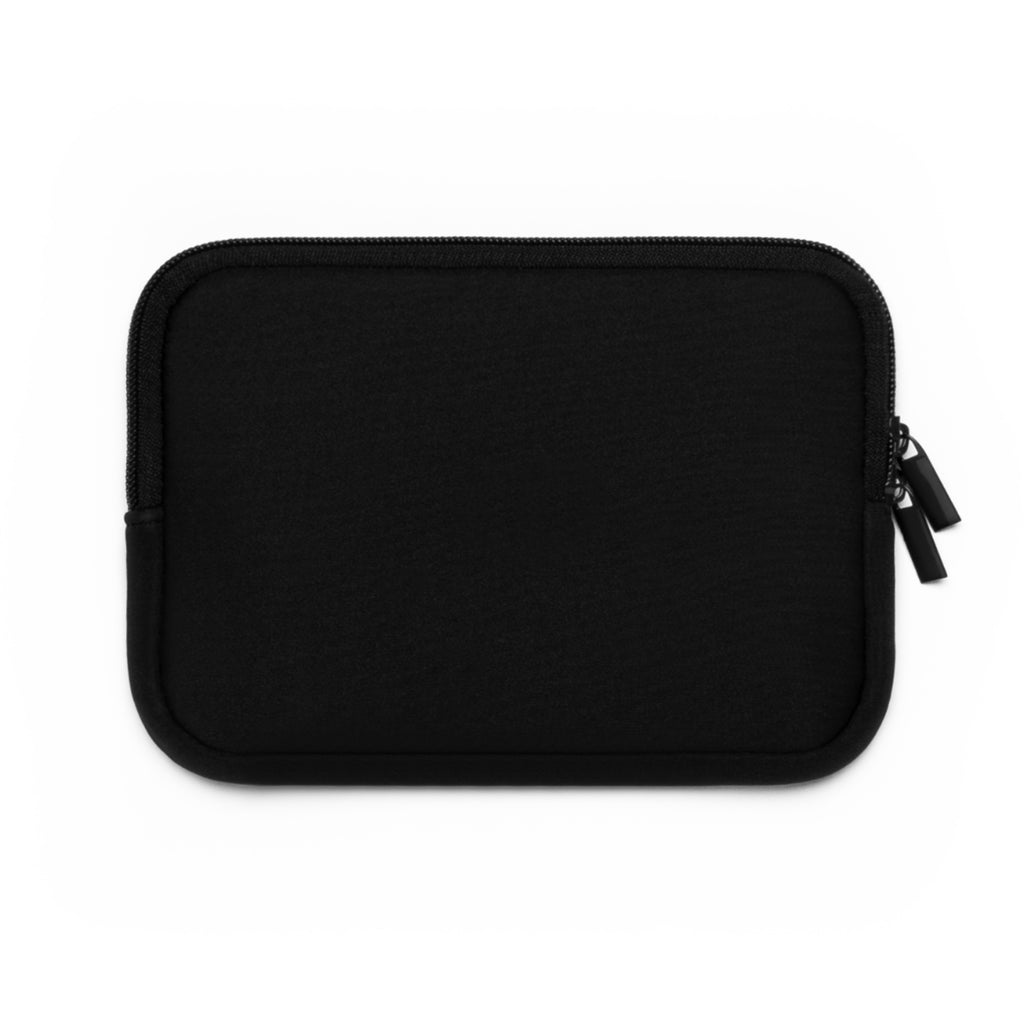 Bruised Purple Sky Laptop Sleeve, Gothic Ruined Castle Computer Case, Dark Fantasy Grim Rider Tech Armor Protector