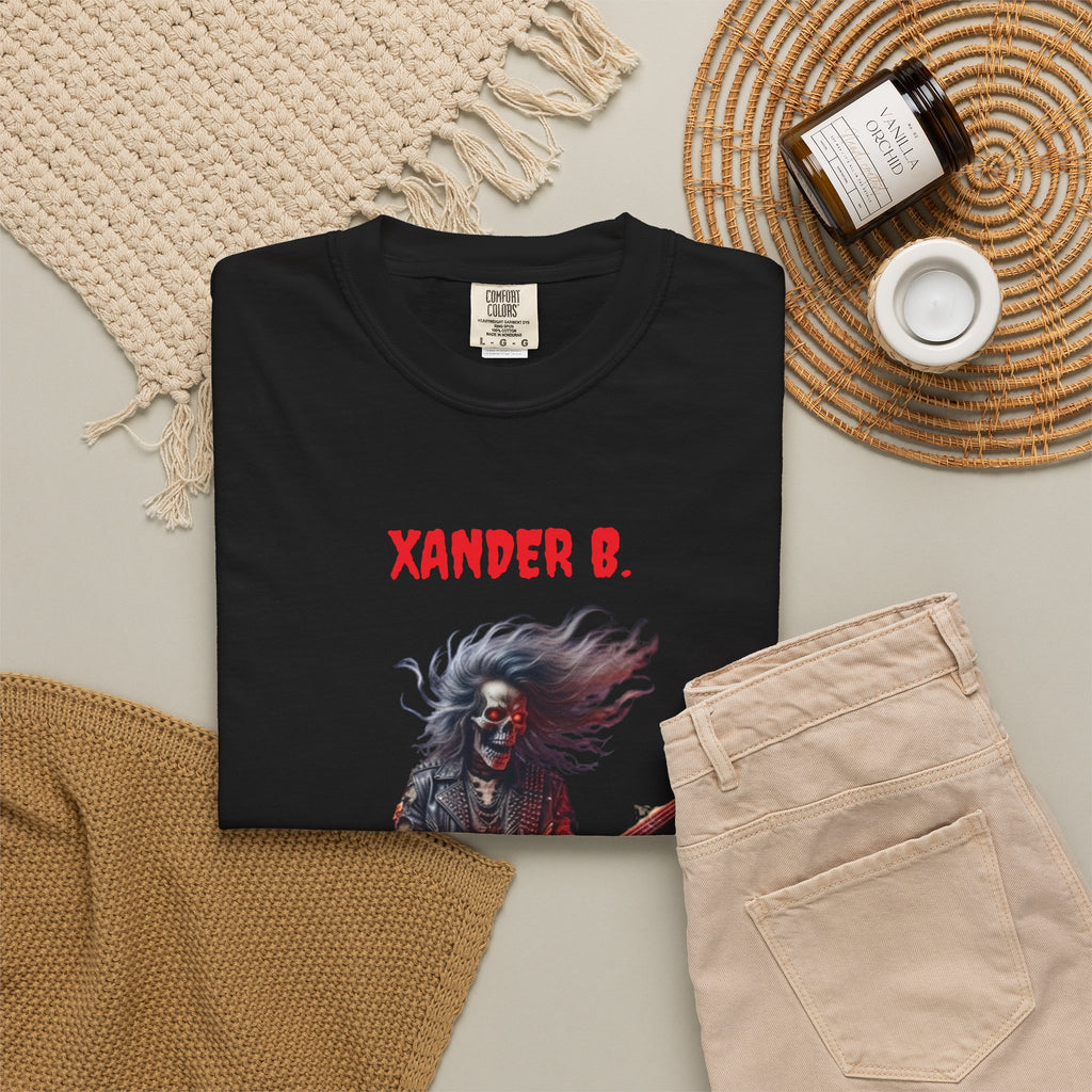 Infernal Rite "XANDER B" Heavyweight Streetwear Metal Bass Guitarist Tee