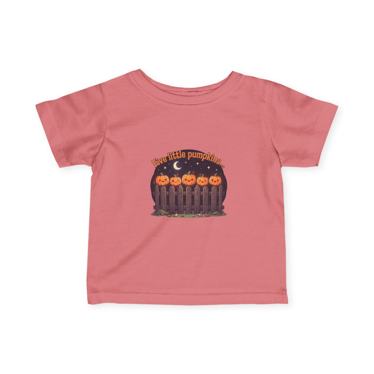 Five Little Pumpkins Infant Tee | Picket Fence Storybook Halloween Baby Shirt