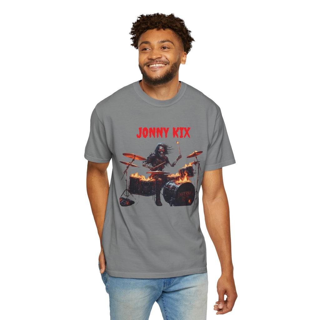 Infernal Rite  "Jonny Kix" Drummer Rock Band Tee