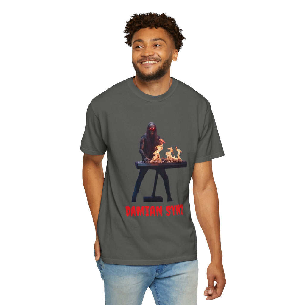Infernal Rite "Damian Synz" Heavyweight Streetwear Metal Synth Tech Tee