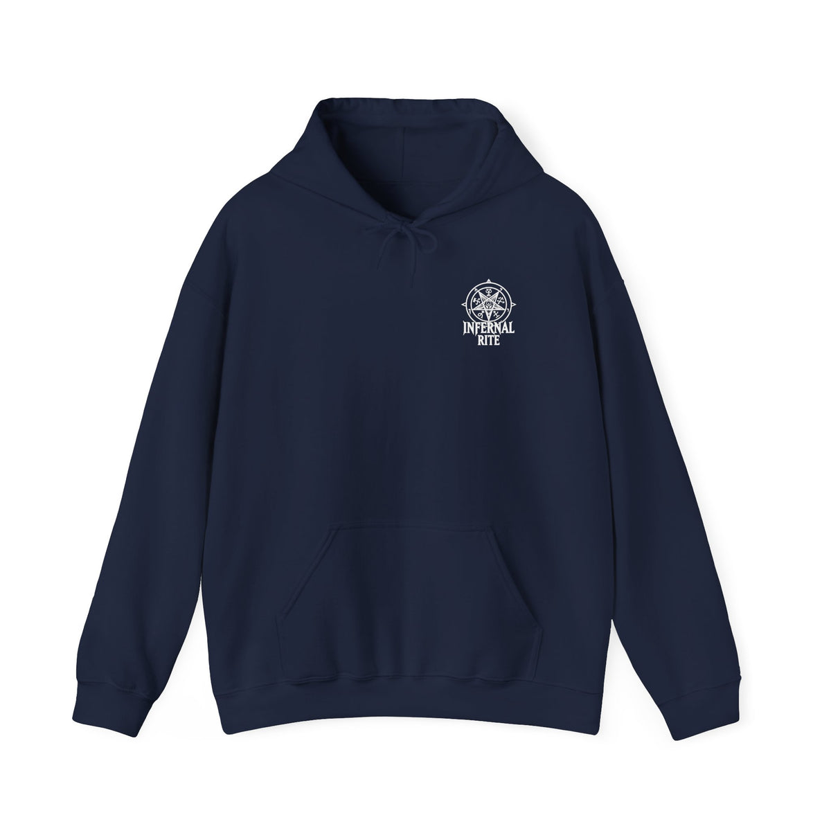 Infernal Rite™ Hoodie, Vanguard of Damned Sweatshirt, Dark Fantasy Heavy Metal Band Merchandise Graphic Pullover