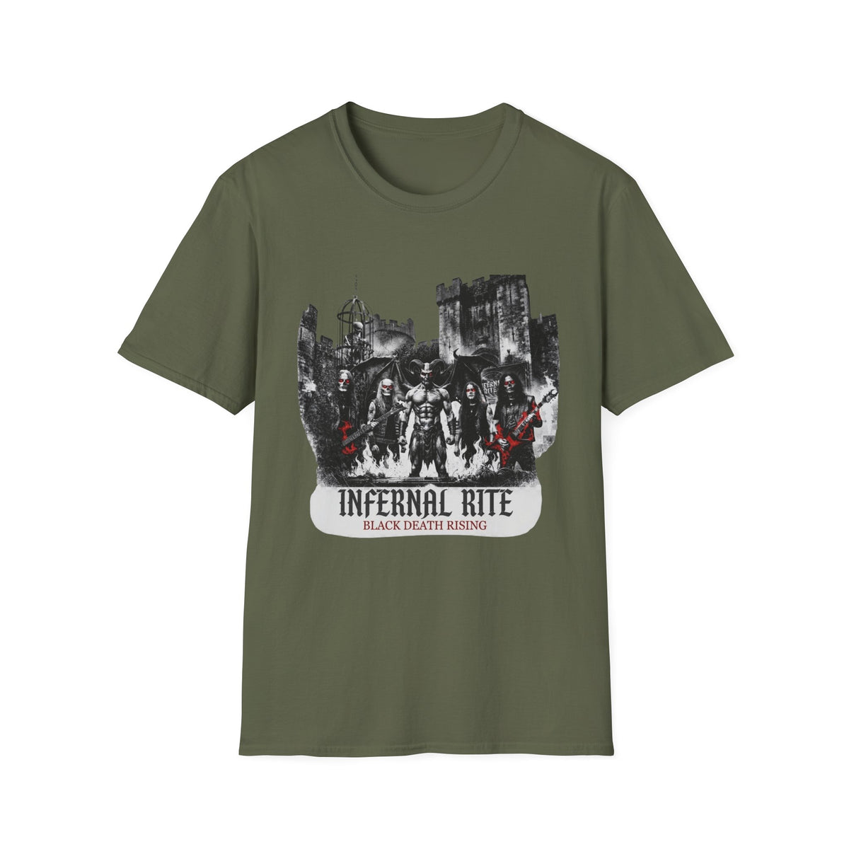 Infernal Rite "Black Death Rising" 2-Sided Premium Graphic Tee