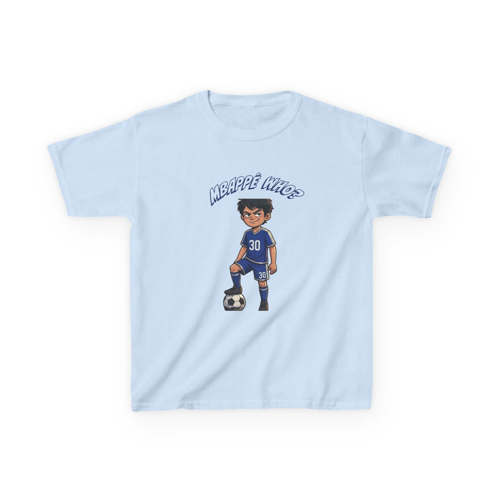 Mbappe Youth Soccer T-Shirt, Kids Football Graphic Tee, Kylian Mbappe Fan Gift, Cool Sports Shirt for Boys and Girls