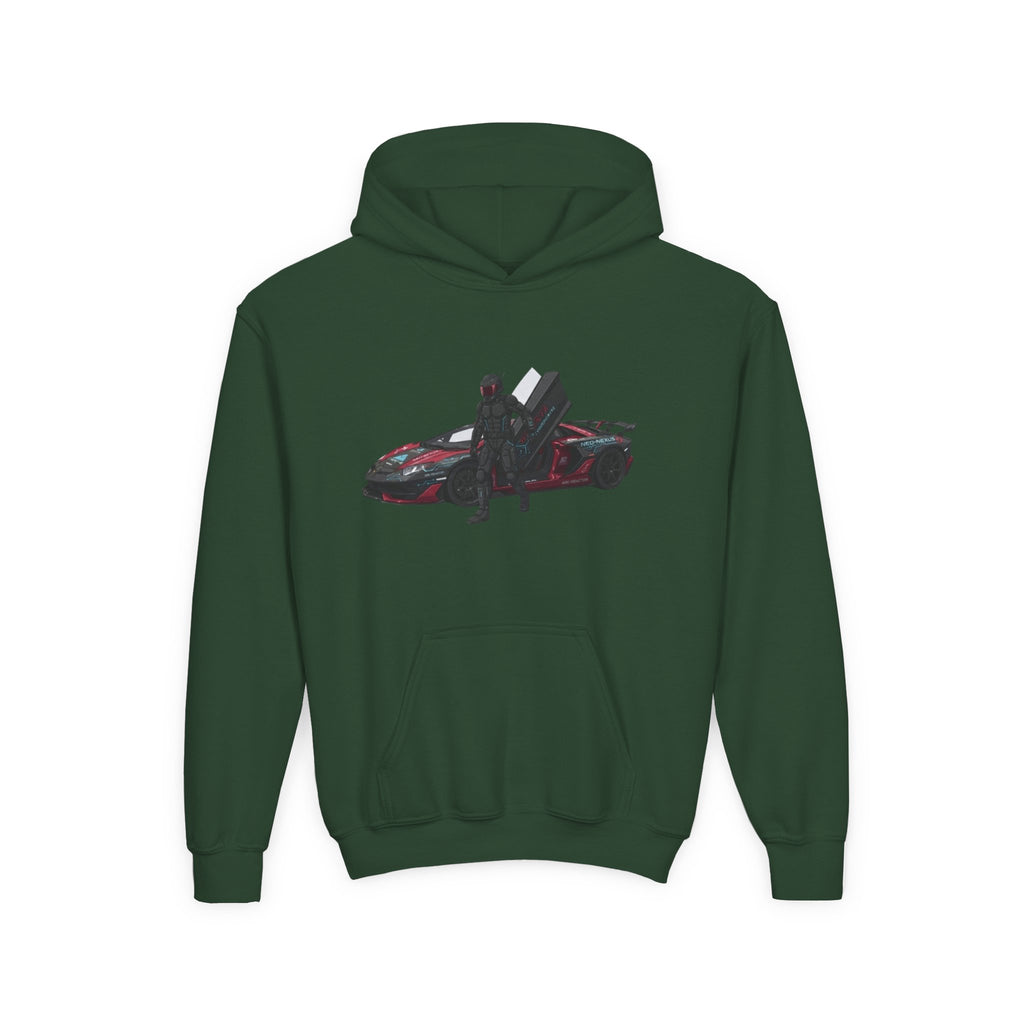 Kids Villain Hoodie, Void Rift Solo Car Kids Sweatshirt, Youth Nemesis Driver Retro Anime Graphic Pullover