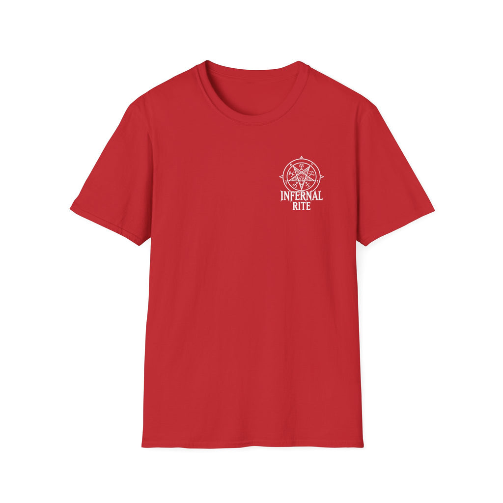 Infernal Rite Tee, Vanguard of Damned Shirt, Dark Fantasy Heavy Metal Band Merchandise Graphic Tee