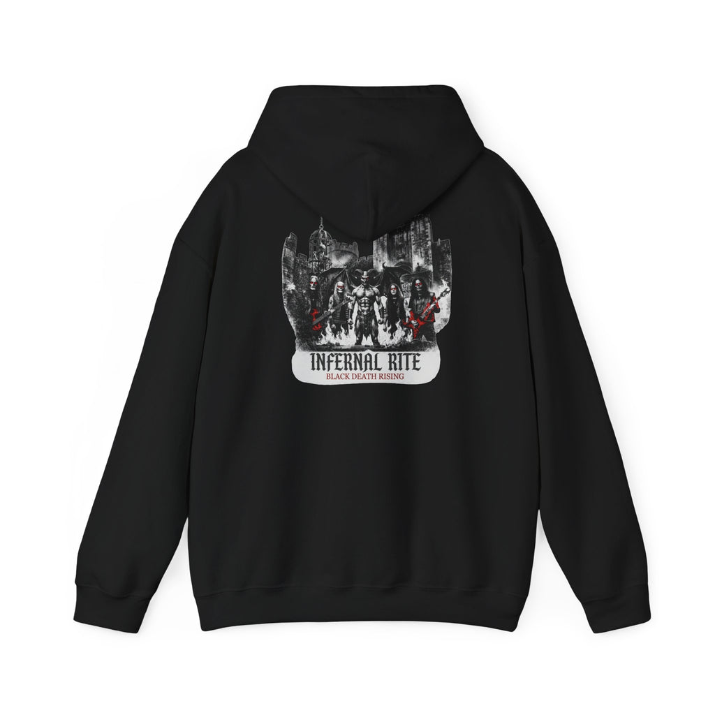 Infernal Rite "Black Death Rising" Premium Streetwear Heavyweight Hoodie