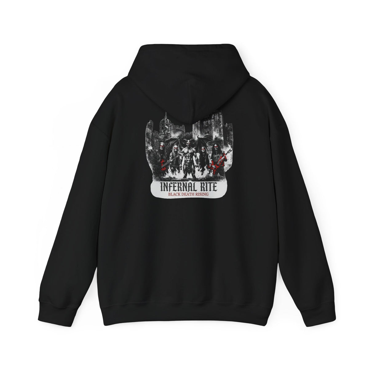 Infernal Rite "Black Death Rising" Premium Streetwear Heavyweight Hoodie