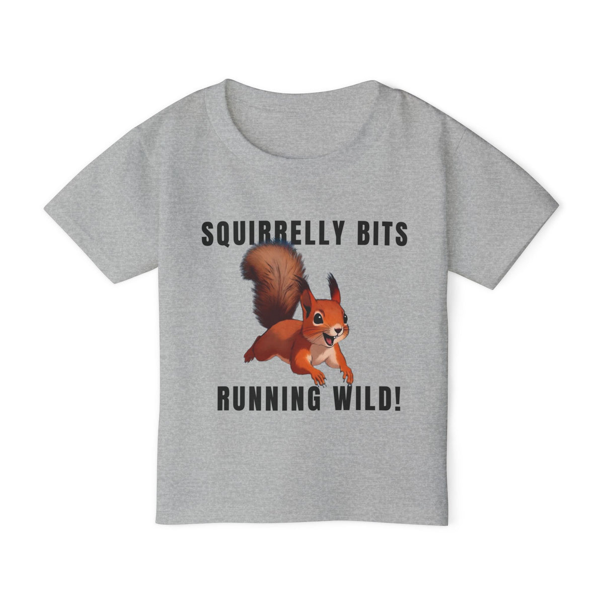 Squirrel Cartoon Running Wild toddler t-shirt
