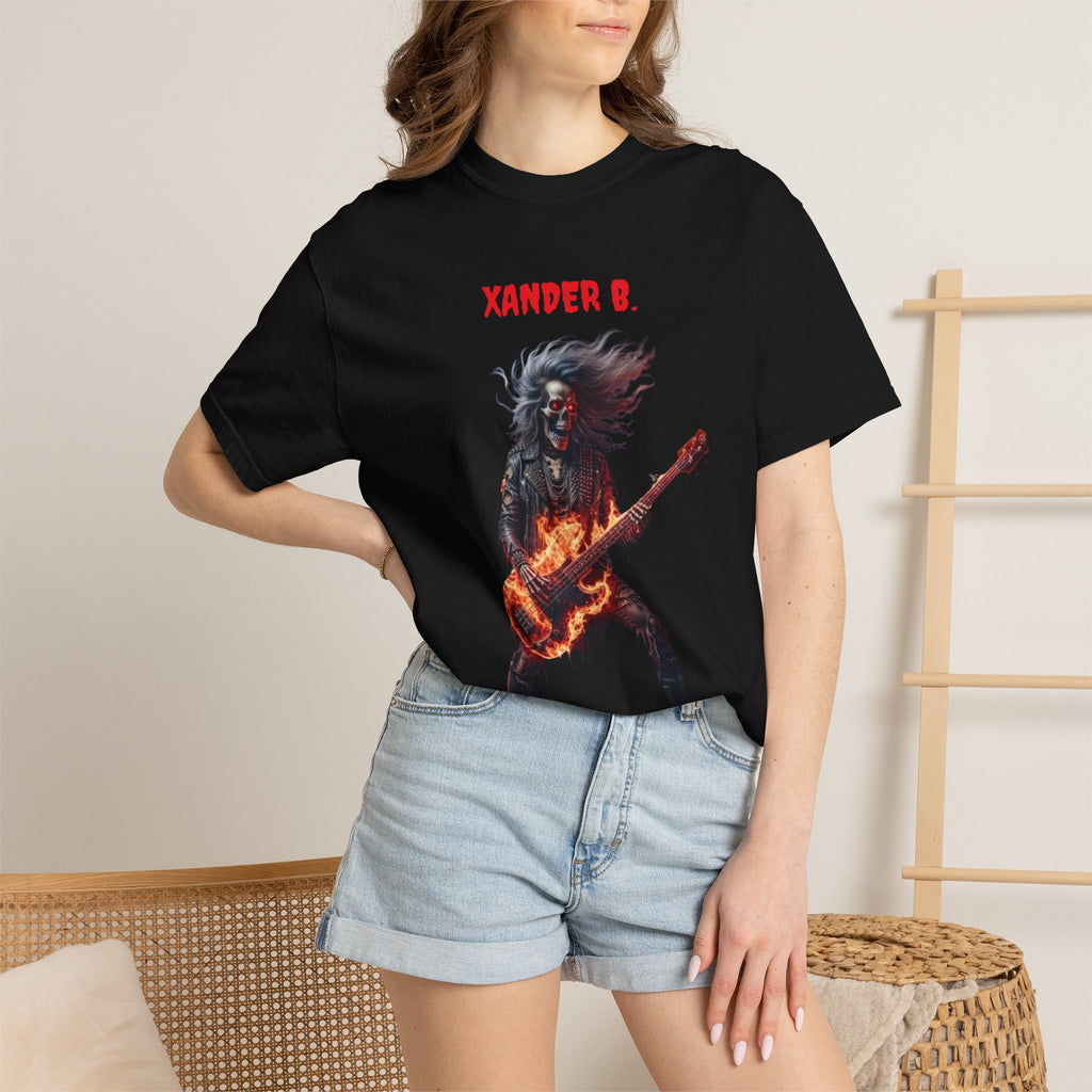 Infernal Rite "XANDER B" Heavyweight Streetwear Metal Bass Guitarist Tee