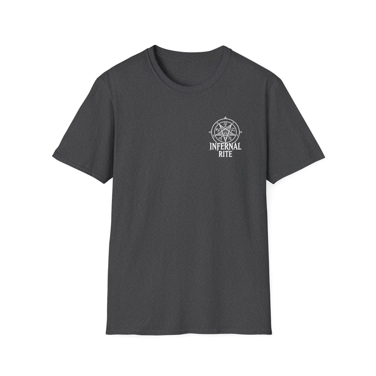 Infernal Rite Tee, Vanguard of Damned Shirt, Dark Fantasy Heavy Metal Band Merchandise Graphic Tee