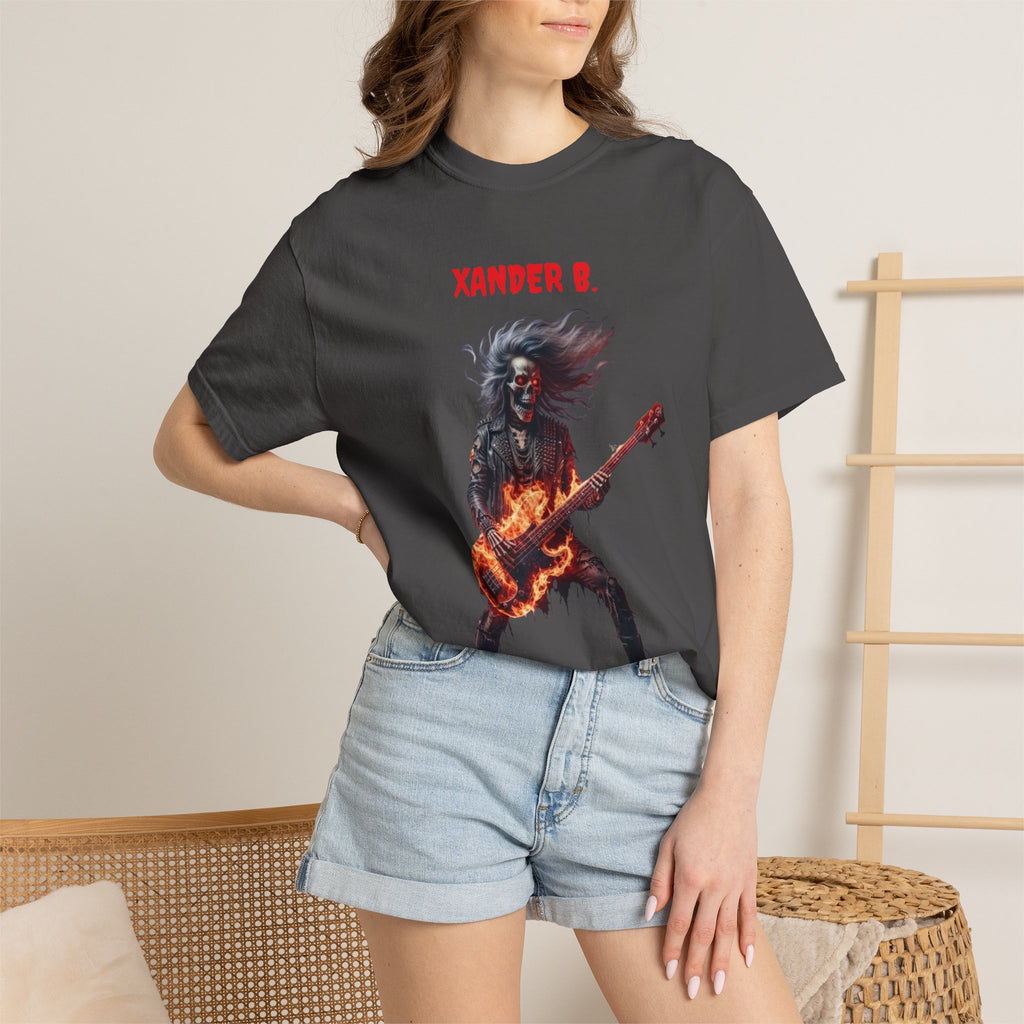 Infernal Rite "XANDER B" Heavyweight Streetwear Metal Bass Guitarist Tee