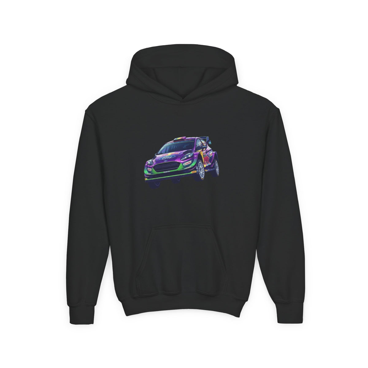 Airborne Stage Hoodie, Dirt Racing Kids Sweatshirt, Youth Apex Jump Graphic Pullover