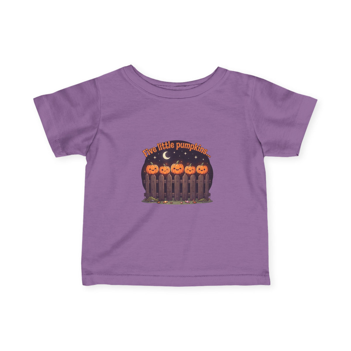 Five Little Pumpkins Infant Tee | Picket Fence Storybook Halloween Baby Shirt